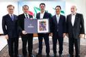 Ratinho Junior recebe embaixador do Japão em primeira visita ao Paraná