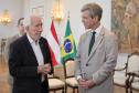 Vice-governador recebe embaixador da Áustria em busca de novas cooperações para o Paraná