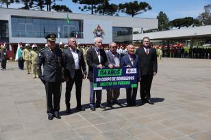 Corpo de Bombeiros Militar do Paraná celebra 114 anos em solenidade comemorativa
