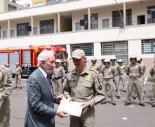 Corpo de Bombeiros condecora Piana