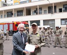 Corpo de Bombeiros condecora Piana