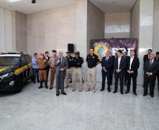 Entrega de viaturas para a PRF