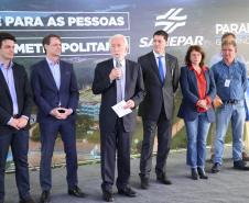 Estado inaugura obras de saneamento em Curitiba