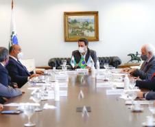 Darci Piana recebe governador argentino de Tucumán