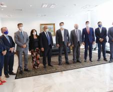 Darci Piana recebe governador argentino de Tucumán