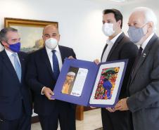 Darci Piana recebe governador argentino de Tucumán