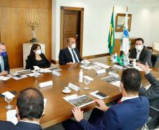 Darci Piana recebe governador argentino de Tucumán