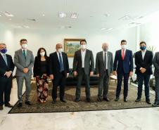 Darci Piana recebe governador argentino de Tucumán
