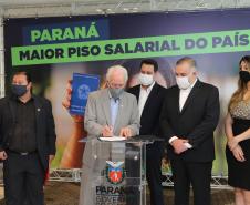 Governador ratifica novo salário mínimo regional do Paraná, o maior do País