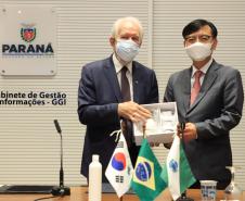 Paraná e Coreia do Sul estreitam laços com visita de embaixador ao Paraná