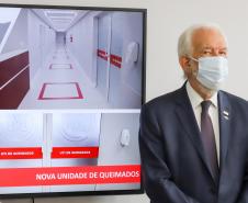Na inauguração de unidade de queimados, Piana reforça parceria do Estado com Hospital Evangélico Mackenzie