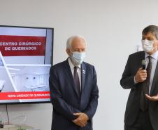Na inauguração de unidade de queimados, Piana reforça parceria do Estado com Hospital Evangélico Mackenzie