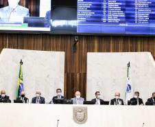 Na Assembleia, governador destaca projetos de infraestrutura que vão transformar o Paraná
