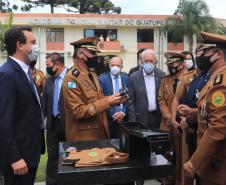 No aniversário da Academia do Guatupê, governador destaca evolução diária da PMPR