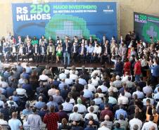 Estado investirá R$ 250 milhões em saúde nos municípios, maior pacote da história do Paraná