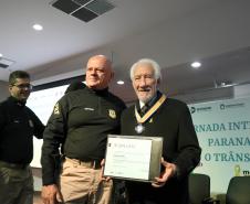 Vice-governador Darci Piana recebe homenagem da Polícia Rodoviária Federal