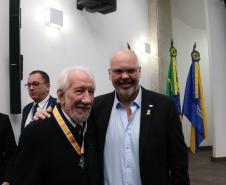 Vice-governador Darci Piana recebe homenagem da Polícia Rodoviária Federal