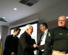 Vice-governador Darci Piana recebe homenagem da Polícia Rodoviária Federal