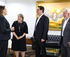 Governador destaca protagonismo feminino em reunião com OAB-PR e nova desembargadora do TJPR