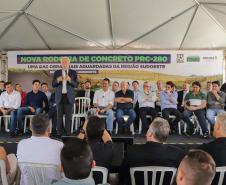 Sonho realizado: governador entrega nova PRC-280, revitalizada com concreto