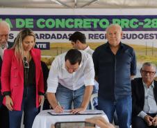 Sonho realizado: governador entrega nova PRC-280, revitalizada com concreto