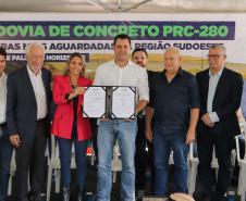 Sonho realizado: governador entrega nova PRC-280, revitalizada com concreto