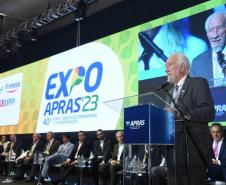 Na abertura da ExpoApras, Piana exalta importância do comércio mercadista paranaense