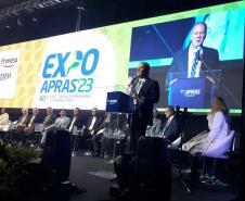 Na abertura da ExpoApras, Piana exalta importância do comércio mercadista paranaense