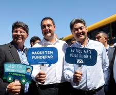 Governador entrega mais 173 ônibus escolares para a rede pública do Paraná