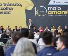 Paraná lança campanha Maio Amarelo com ações educativas e entrega de veículos ao Detran