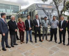 Região Metropolitana de Curitiba recebe 100 ônibus para renovação da frota do transporte coletivo