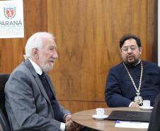 Vice-governador recebe líder da Igreja Ortodoxa grega na América do Sul
