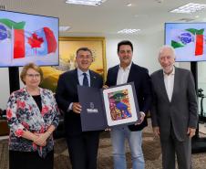 Governador recebe embaixador do Canadá no Brasil e reforça parceria em áreas estratégicas