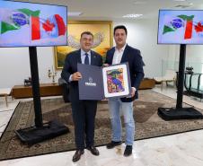 Governador recebe embaixador do Canadá no Brasil e reforça parceria em áreas estratégicas