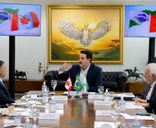 Governador recebe embaixador do Canadá no Brasil e reforça parceria em áreas estratégicas