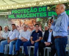 Governador dá início à ação que vai proteger mil nascentes de água até o Dia da Árvore