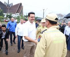 Governador inaugura nova sede do Corpo de Bombeiros de Foz do Iguaçu, a maior do Estado 