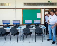 Governador inaugura escola estadual com capacidade para 900 estudantes em Ortigueira