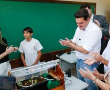 Governador inaugura escola estadual com capacidade para 900 estudantes em Ortigueira