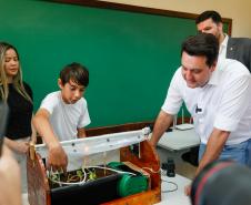 Governador inaugura escola estadual com capacidade para 900 estudantes em Ortigueira
