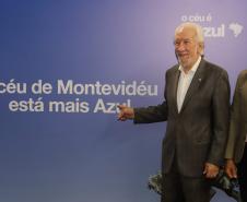 Paraná tem mais um voo internacional: Azul inicia trecho Curitiba-Montevidéu