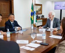 Piana apresenta macroprojetos de infraestrutura do Paraná a grupo chinês