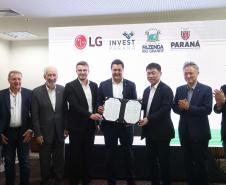 Paraná firma acordo com a LG para receber nova fábrica no Brasil