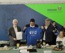 Ratinho Junior recebe lideranças da Marcha Para Jesus, que será no dia 18 de maio