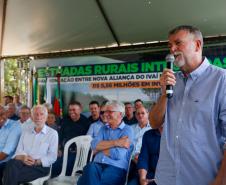 Estado inaugura pavimentação de estrada que liga Paraíso do Norte a Nova Aliança do Ivaí