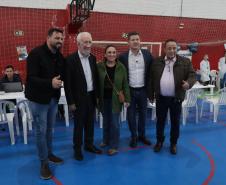 Darci Piana participa da feira de serviços Paraná em Ação, em São Mateus do Sul