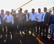 Darci Piana e presidente do Paraguai visitam Ponte da Integração, em Foz do Iguaçu