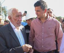 Darci Piana e presidente do Paraguai visitam Ponte da Integração, em Foz do Iguaçu