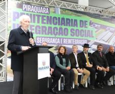 Piana inaugura unidade prisional com 392 vagas no complexo penitenciário de Piraquara
