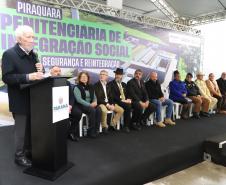 Piana inaugura unidade prisional com 392 vagas no complexo penitenciário de Piraquara